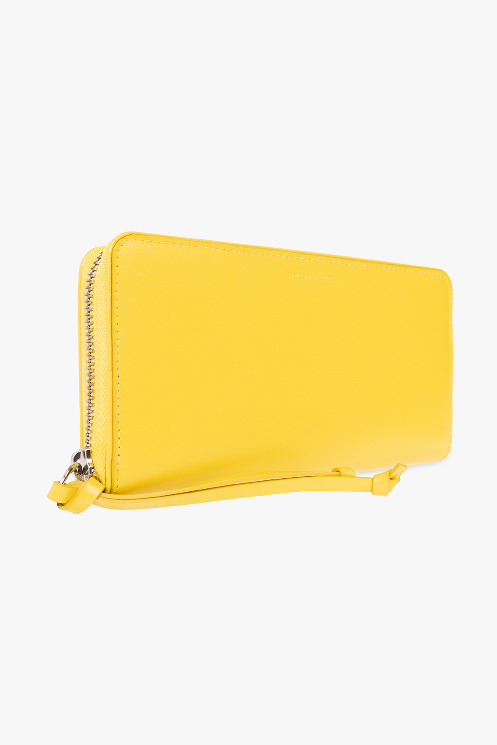 DRIES VAN NOTEN | YELLOW LEATHER ZIPPED WALLET 財布 dries-van-noten-bifold-wallet-